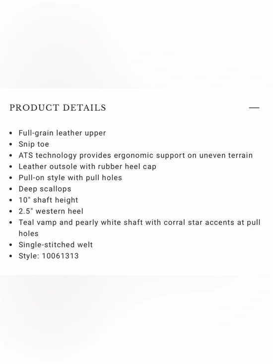 ARIAT WOMEN STARLIGHT WESTERN BOOTS - SNIP TOE TURQUOISE size 8 rodeo stagecoach - Picture 12 of 12